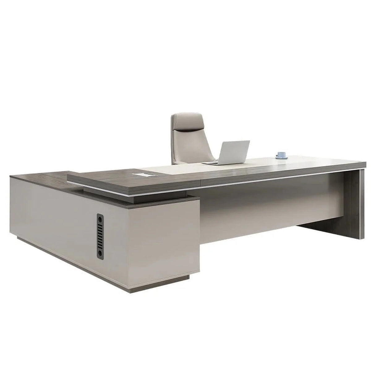 L Shape Computer Desk Table Melamine P481960