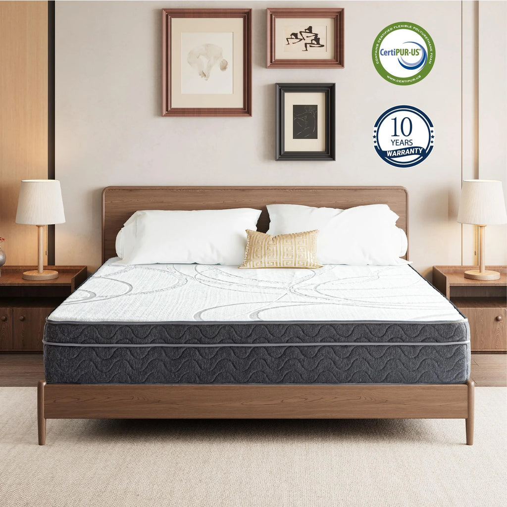 Full Size Gel Memory Foam Pocket Spring Hybrid Mattress C624