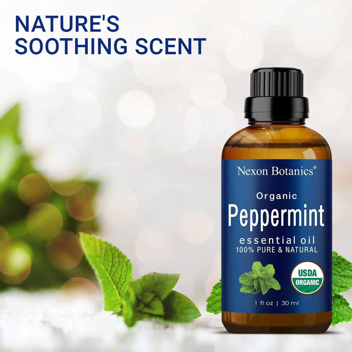 Organic Peppermint Essential Oil 30 ml I25477
