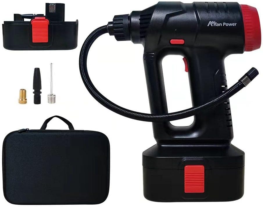 12V Cordless Tire Inflator Air Compressor with Digital Pressure Gauge Q45506