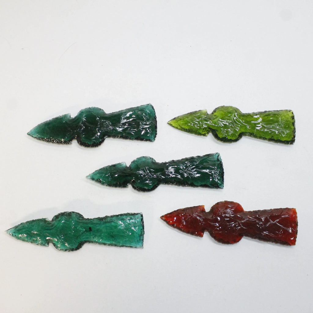 Glass Ornamental Tomahawk Heads E89243