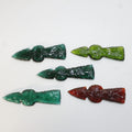 Glass Ornamental Tomahawk Heads E89243