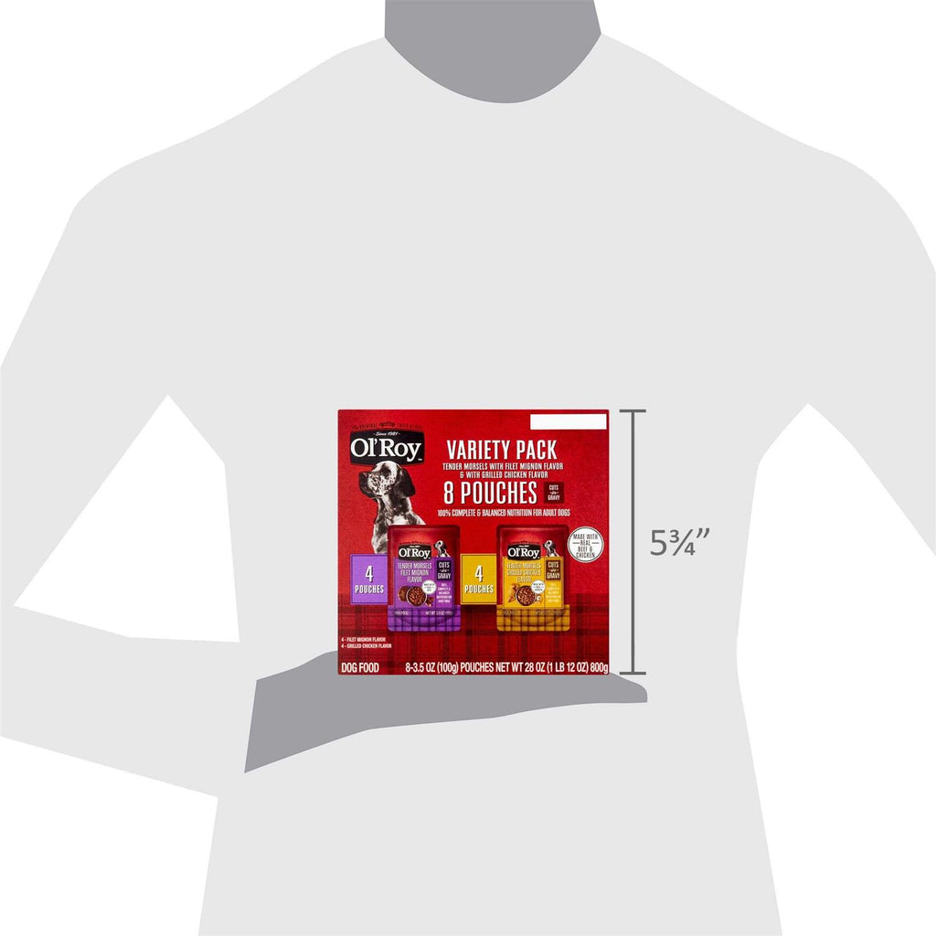 Cuts in Gravy Wet Dog Food Variety Pack S7054