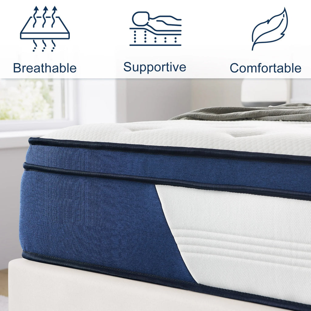 King Size 12 Innerspring Hybrid Pocket Spring Mattress C333