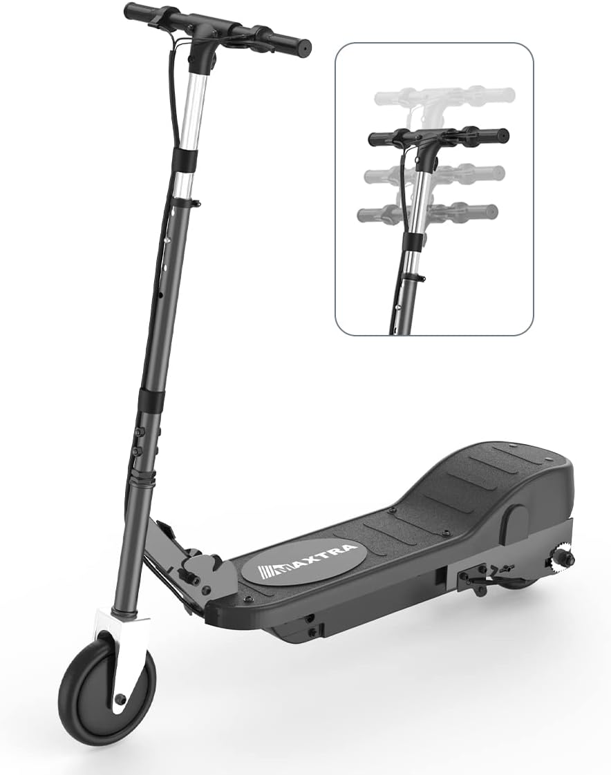 Electric Scooter, Foldable, Adjustable Height, 10mph, 155lbs Max Load J151