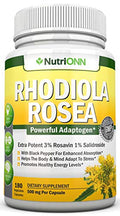 500mg 180 Vegan Capsules Rhodiola Rosea Supplement Q77412