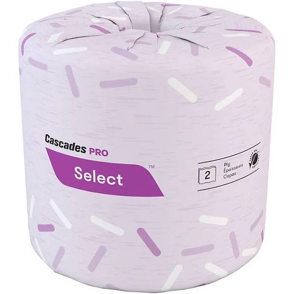 2-Ply White Bath Tissue, 550/Roll, 80/Carton D4271