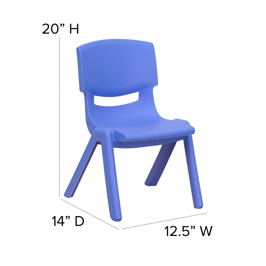 4 Pack Plastic Stackable School Chairs U551860