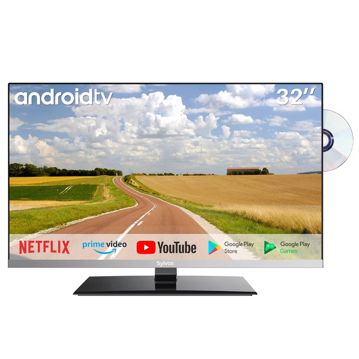 32 Smart RV TV with DVD Player 1080P FHD Android TV Q23268