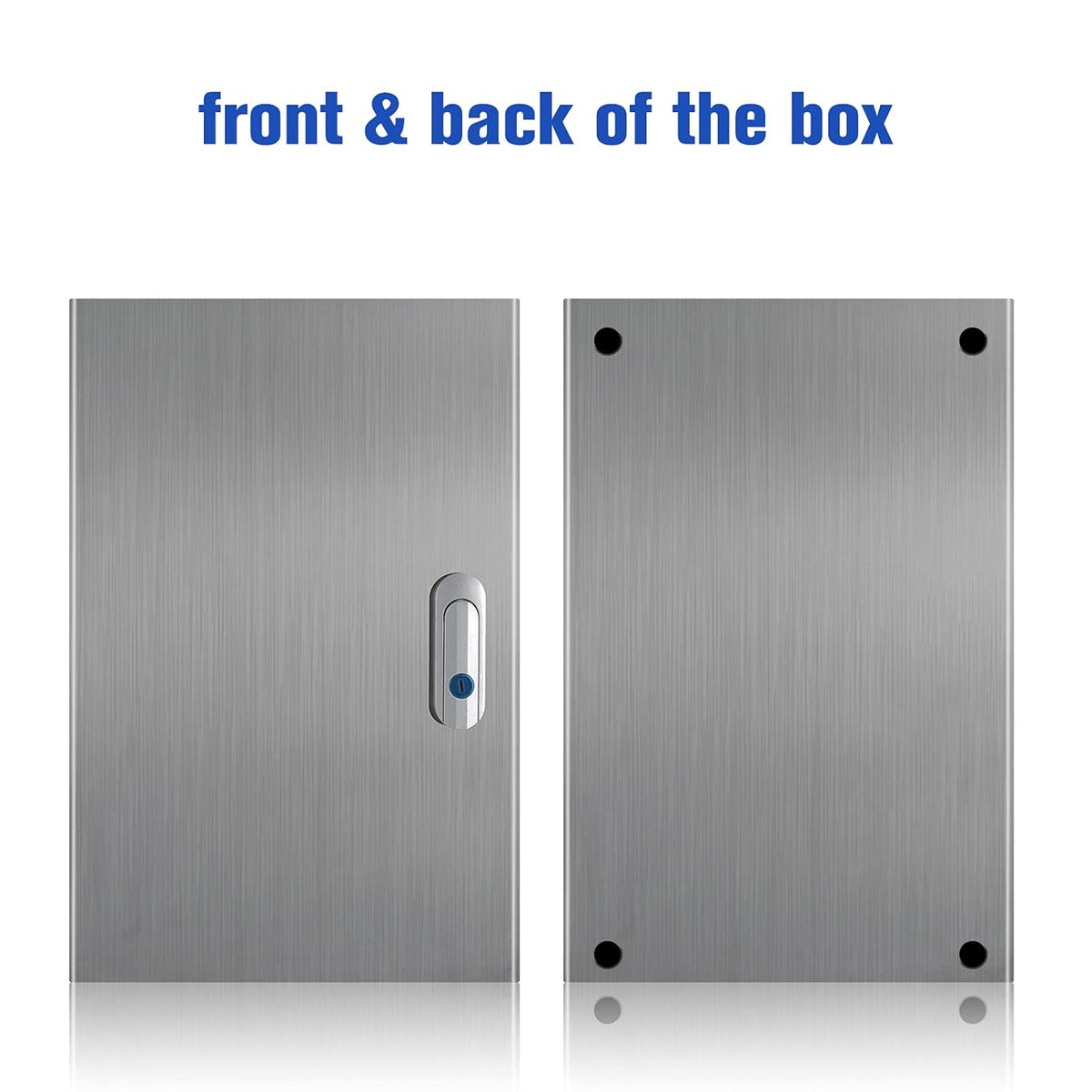 304 Stainless Steel IP65 Waterproof Junction Box with Lock X211