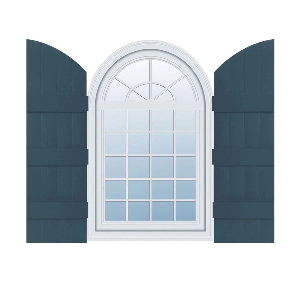 14 inchw x 80 inchh Vinyl Board-n-Batten Shutters T245
