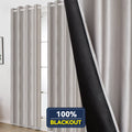 Silver Grommet Blackout Curtain Single Panel 52x95 inch W47434