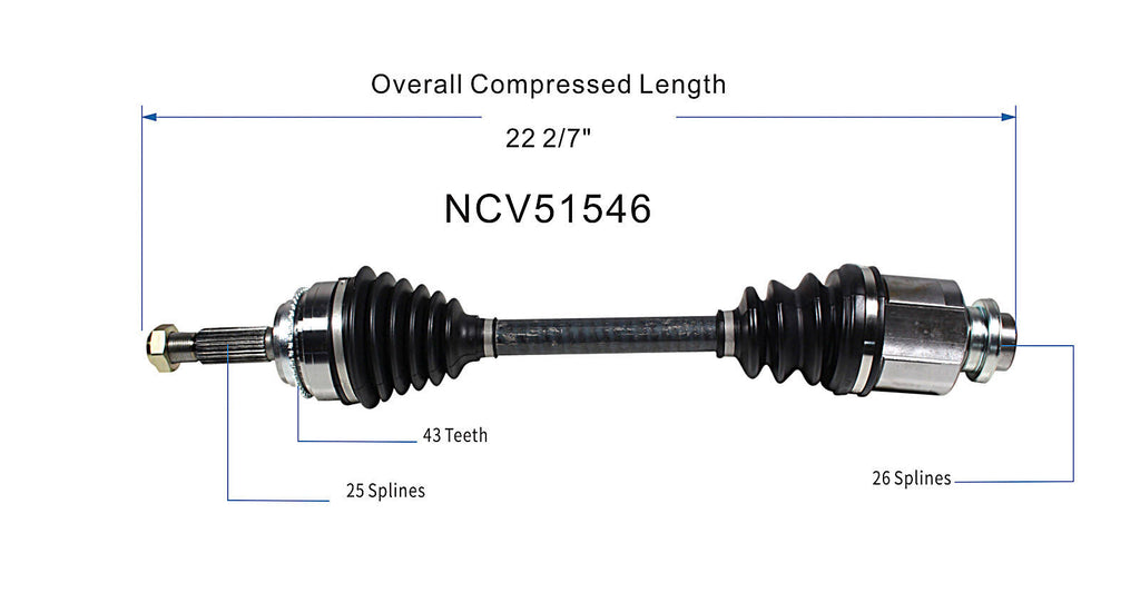 CV Axle Assembly H714