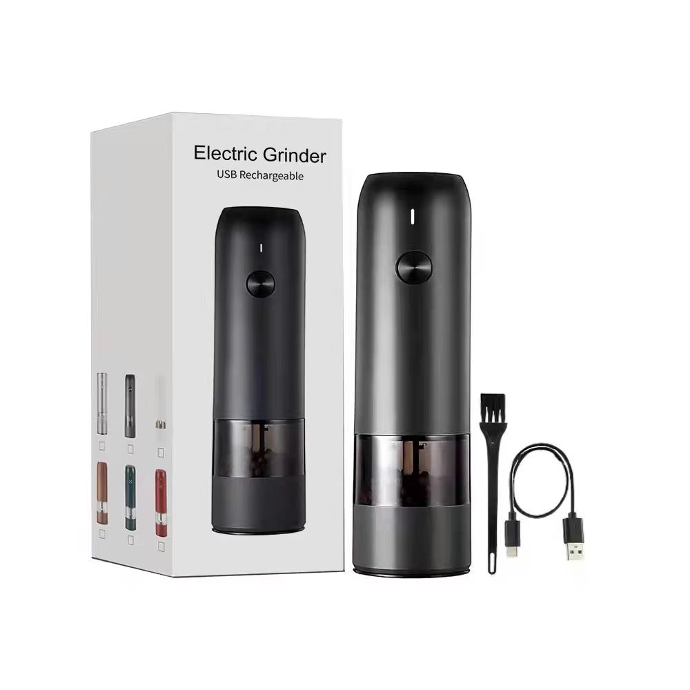 Black Automatic Spice Grinder Y8177