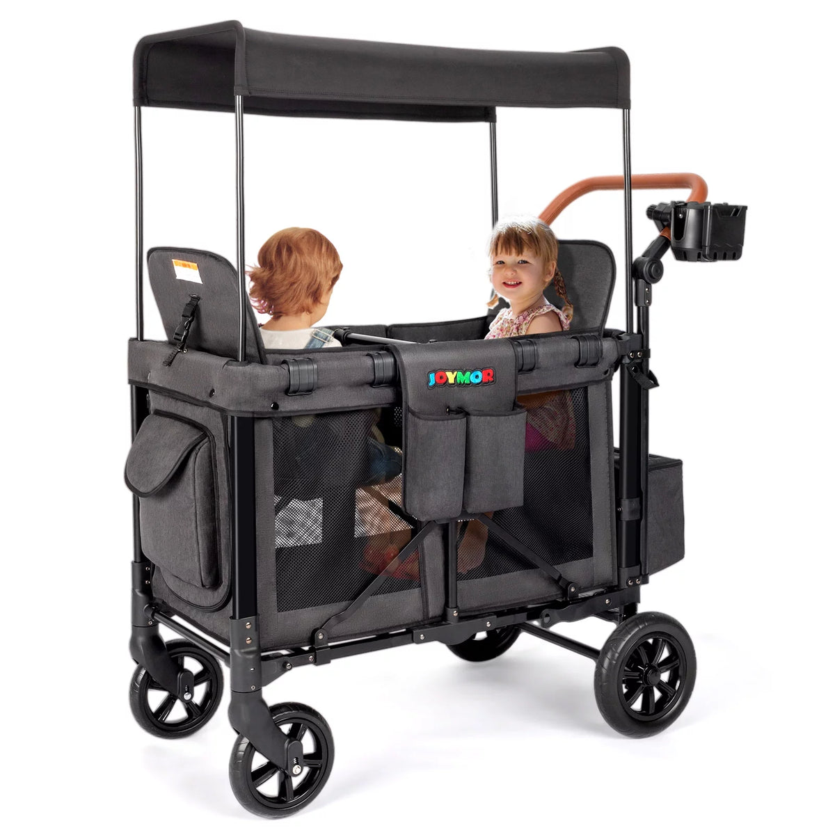 Double Stroller Wagon with 5 Point Harness J22201