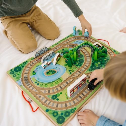 Wooden Train Tabletop Playset B85716