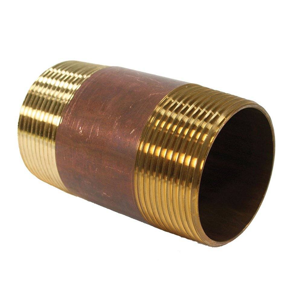 Red Brass Pipe Nipple N565270