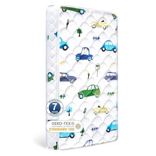 52" x 27.6" x 5" 100% Knitted Fabric Crib Mattress P3355