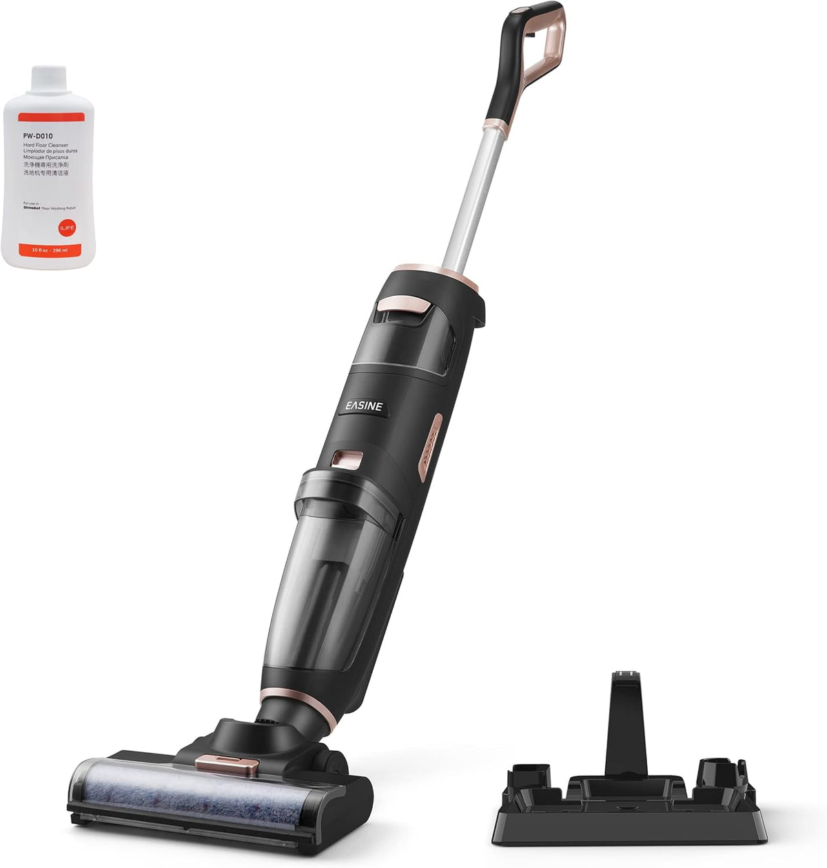 Cordless Stick Wet Dry Vacuum Cleaner, Self-Cleaning, Black P8713