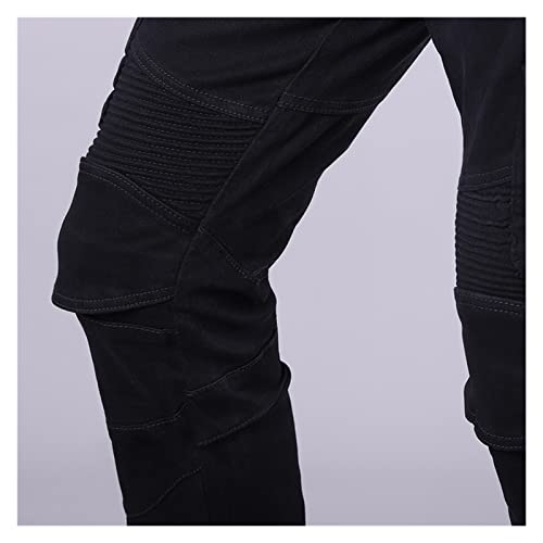 Blue Detachable Armor Motorcycle Riding Jeans K295