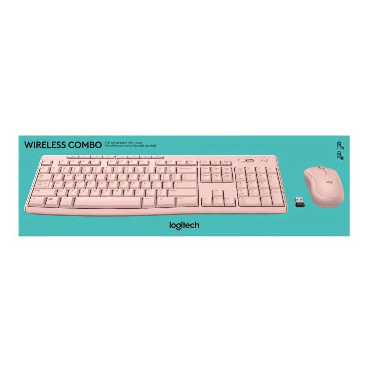 Wireless Keyboard and Mouse Combo Rose X170757