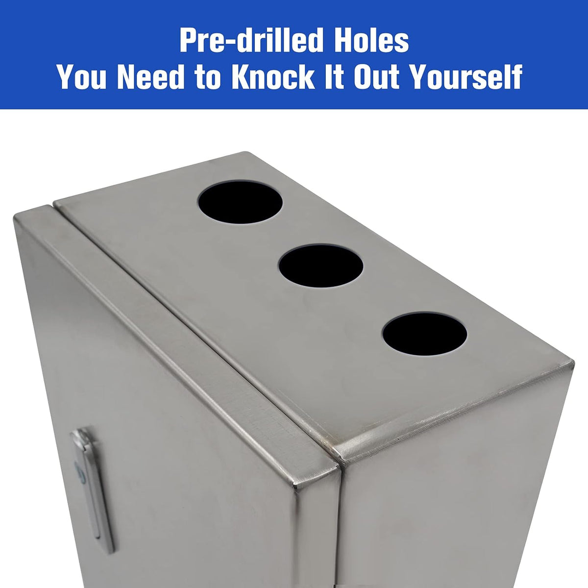 304 Stainless Steel IP65 Waterproof Junction Box with Lock X211