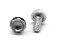 #12-24 x 1 Coarse Thread Thread Cutting Screw Hex Washer Head Zinc Plated T641529