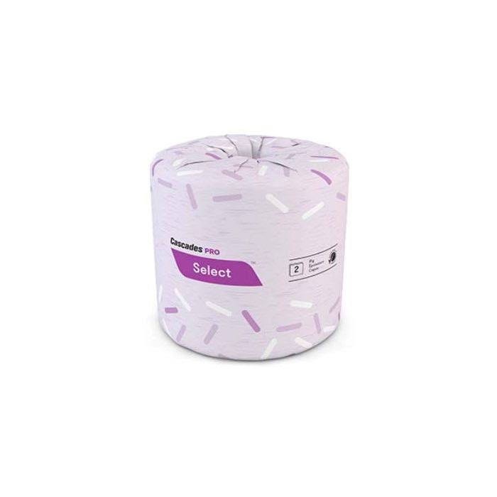 2-Ply White Bath Tissue, 550/Roll, 80/Carton D4271