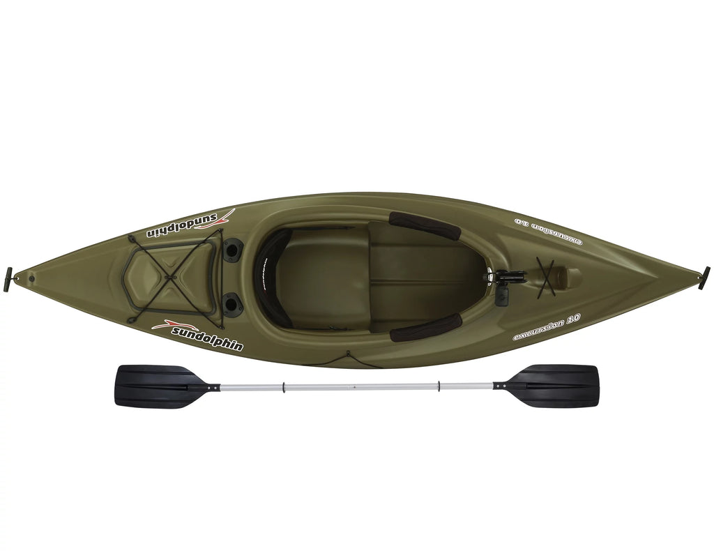 10 Ft. Sit-in Fishing Kayak Olive V973104