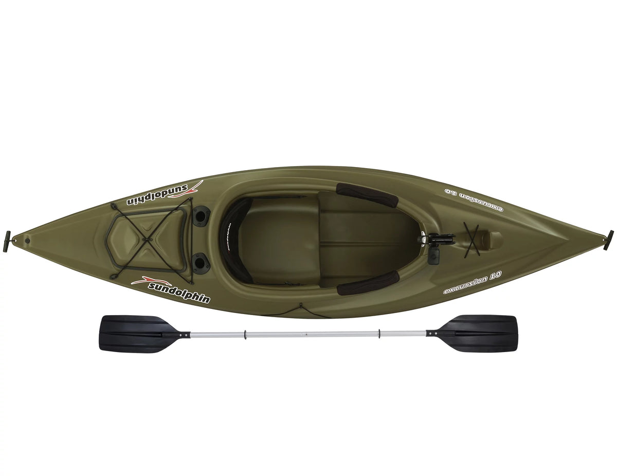 10 Ft. Sit-in Fishing Kayak Olive V973104