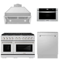 48 Gas Range, Range Hood Insert, Microwave Drawer and Dishwasher Q827097