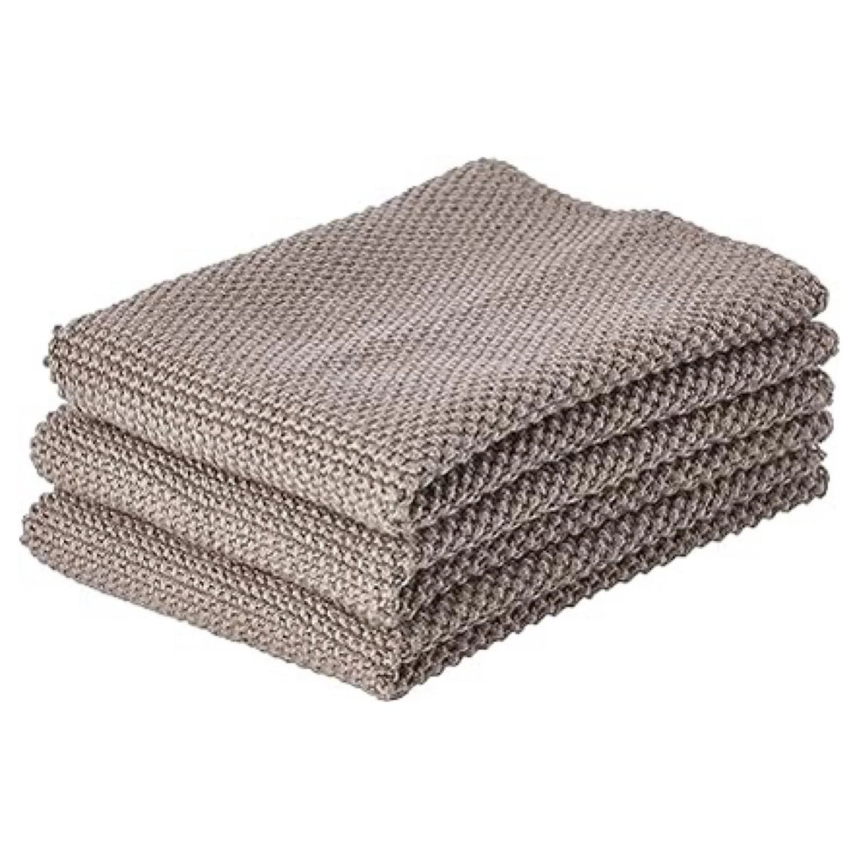 Dish Cloth 3 pcs Taupe 27 x 27 cm K554967