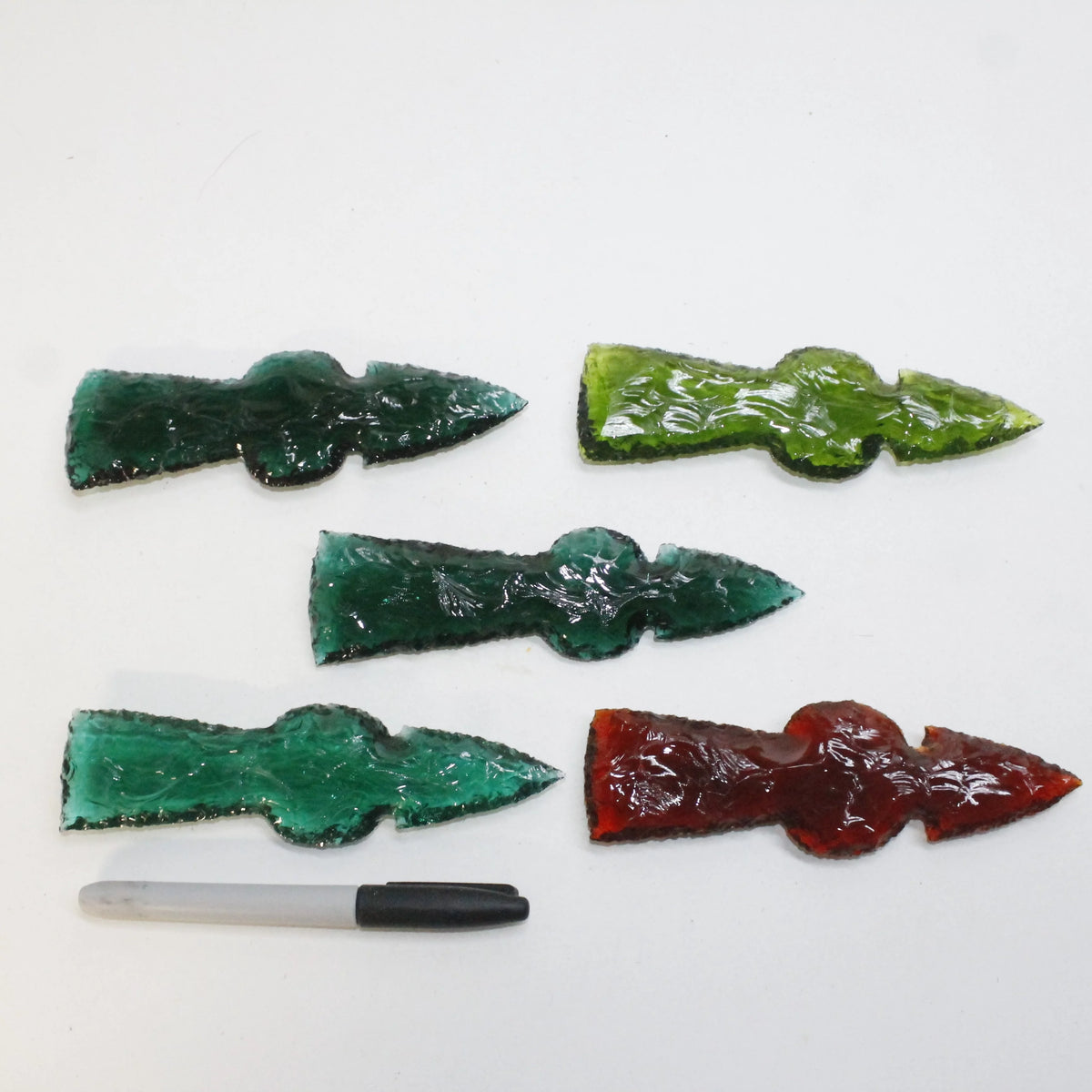 Glass Ornamental Tomahawk Heads E89243