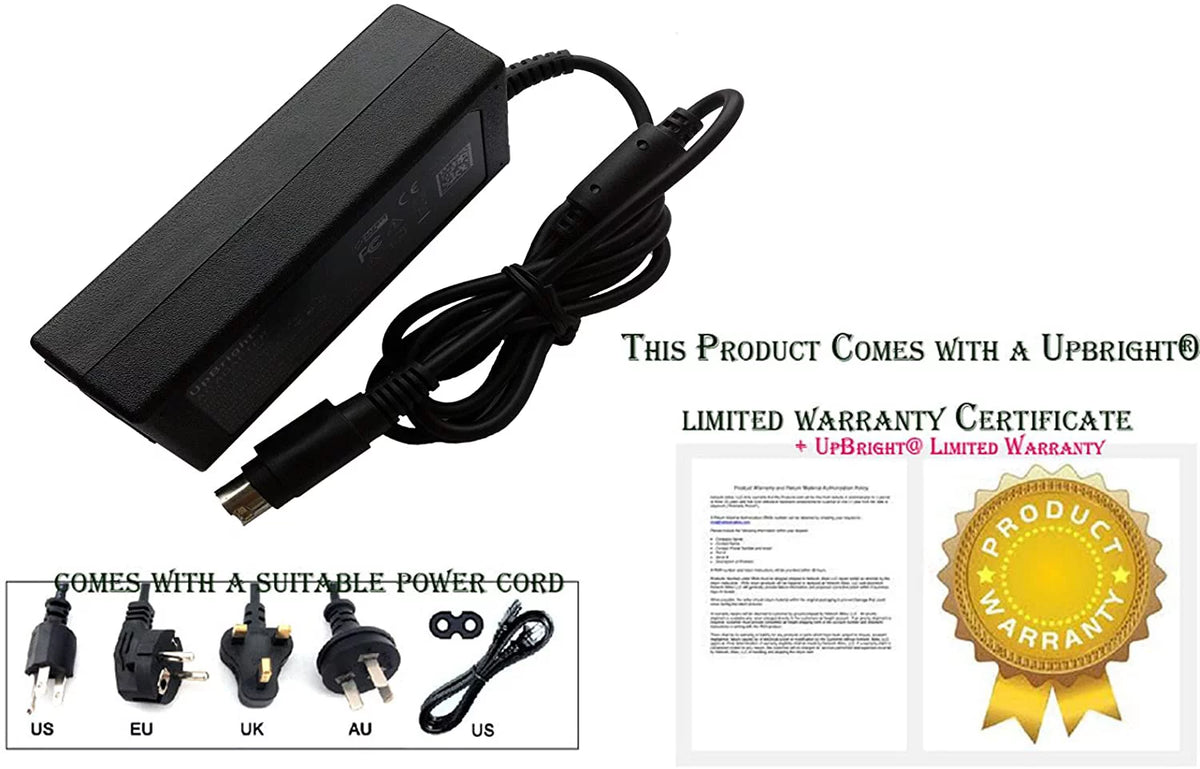 3-Pin AC DC Adapter Power Supply Cord L837016