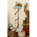 White/Blue Anchor Wall Decor D4347