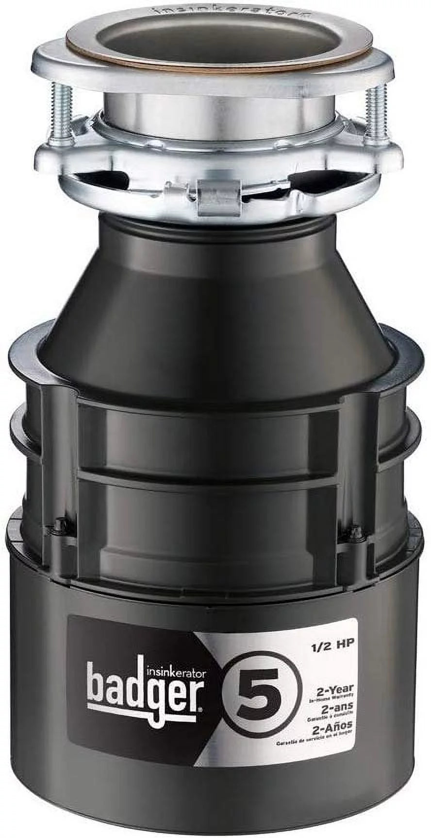 Garbage Disposal 1/2 HP Continuous Feed R585