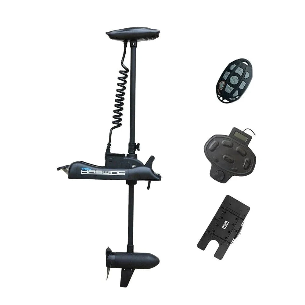 12V 55LB 48 Inch Shaft Electric Trolling Motor with Remote Control P615