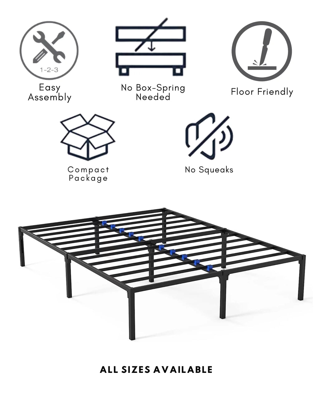 Twin XL Platform Bed Frame T198661