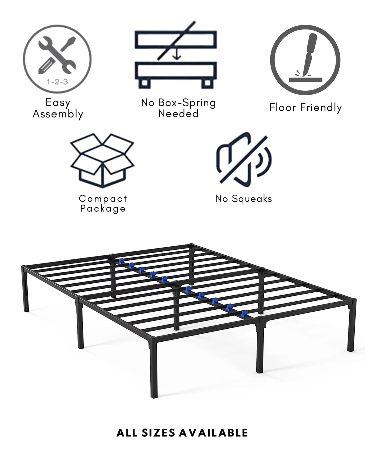 Twin XL Platform Bed Frame T198661