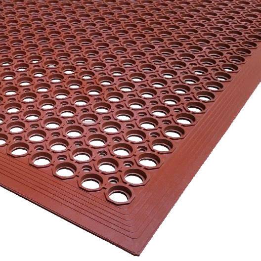 Red Grease-Resistant Anti-Fatigue Floor Mat U488696