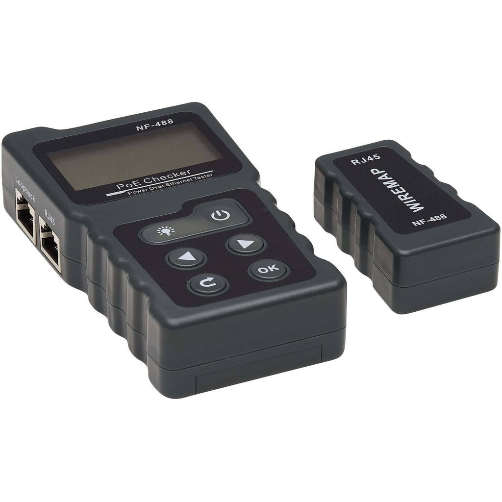 Network and Power over Ethernet Signal Tester with Carrying Case J29193
