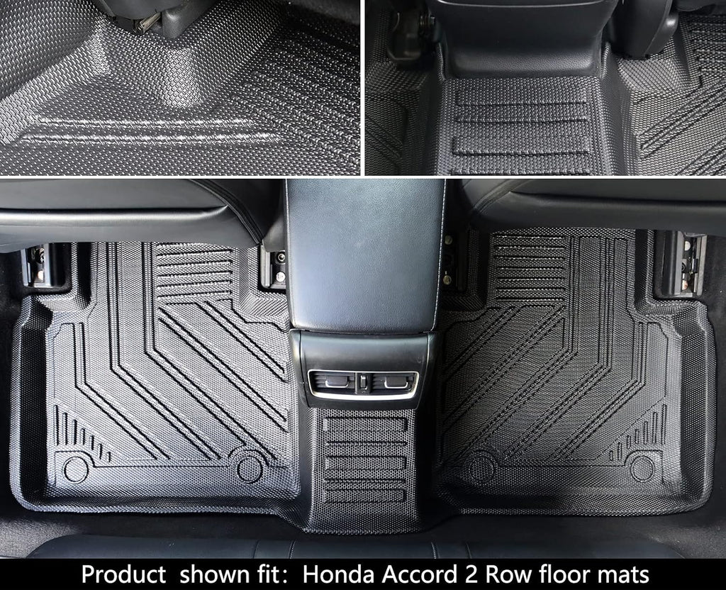 All-Weather Rubber Car Floor Mats & Cargo Trunk Liners Set M280631