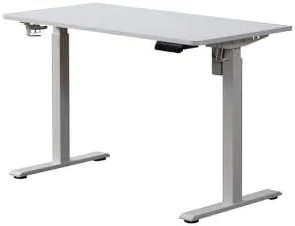 Electric Height Adjustable Standing Desk 55" Grey Oak N95354