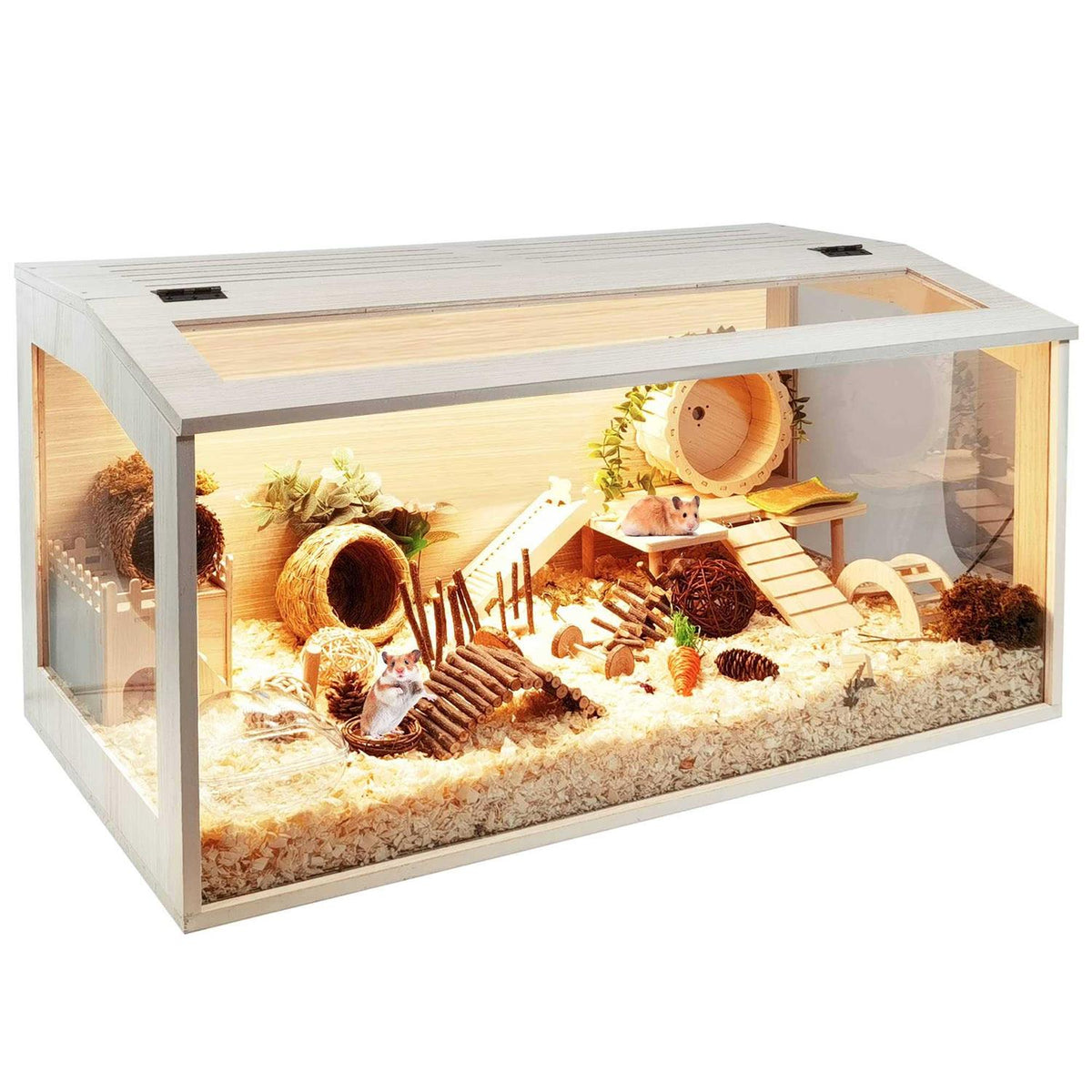 Wooden Hamster Cage with Acrylic Sheets P949