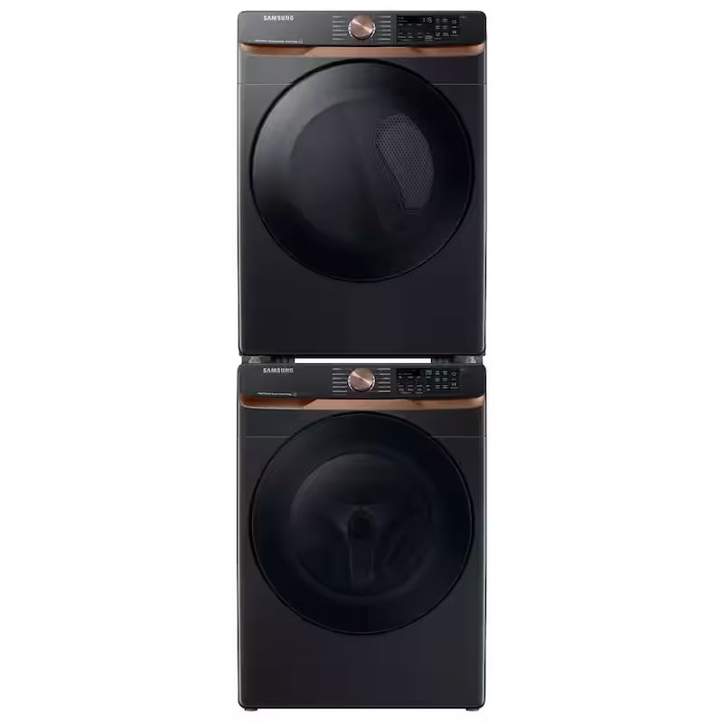 Extra Large Capacity Smart Front Load Washer in Brushed Black W501