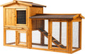 Large Wooden Outdoor Chicken Coop with Removable Tray & Ramp H588