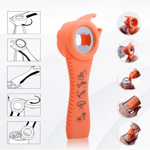 5 Pack Bottle Opener Jar Opener with Silicone Rubber Jar Opener Gripper Pad P226753