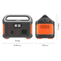 518Wh Portable Lithium Power Station with AC Outlet I4442