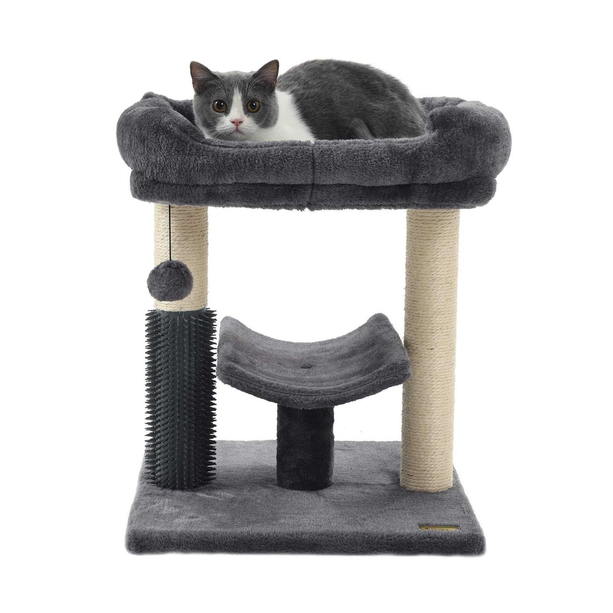 Cat Tree Tower with Scratching Post and Cozy Perch R228940