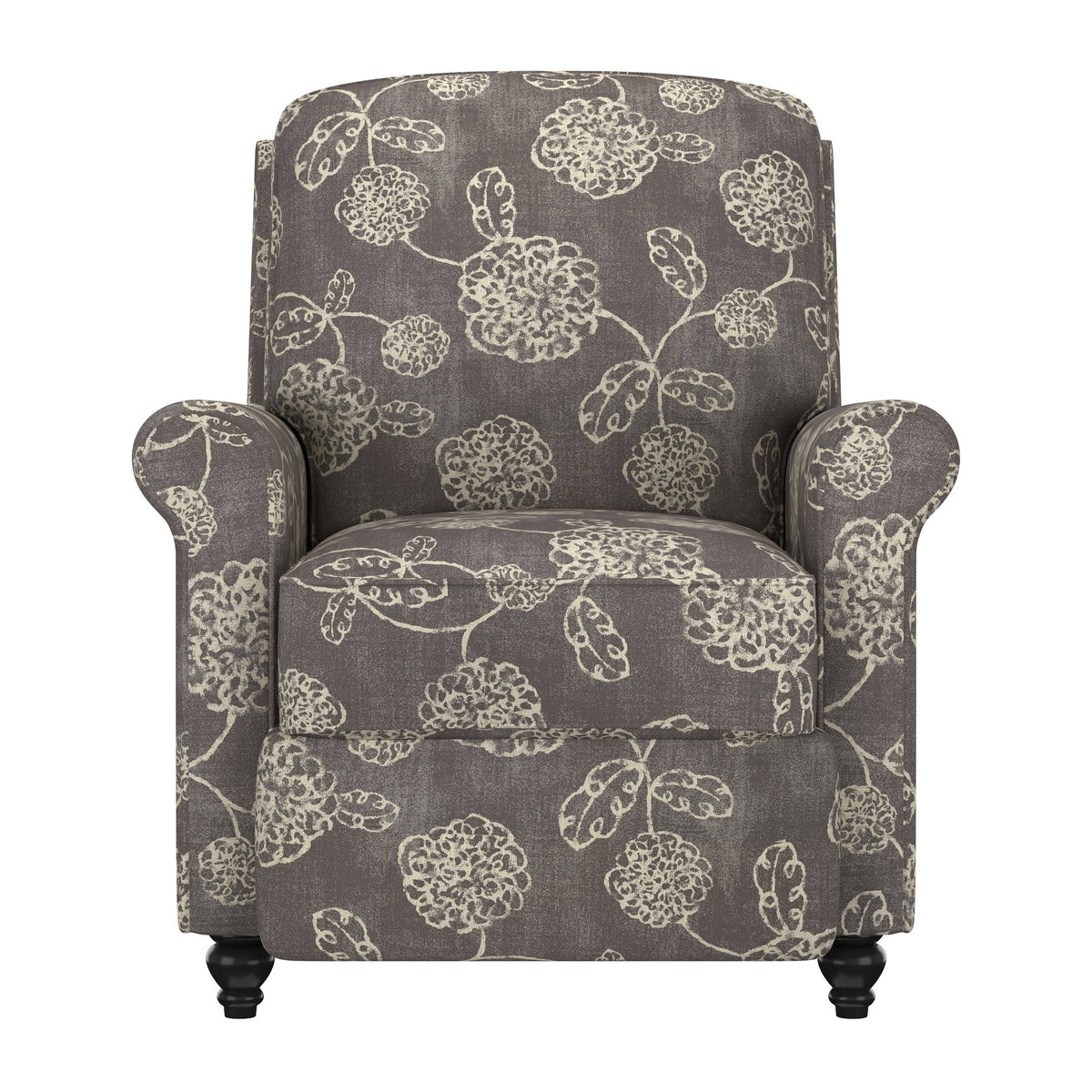 Warm Multi Floral Push Back Recliner Chair V96329